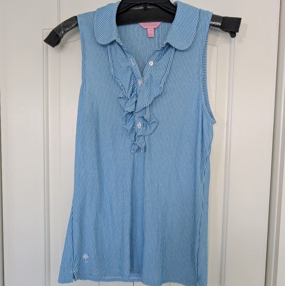 Lilly Pulitzer Blue Tank Top
